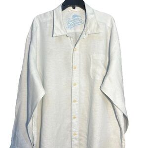 Tommy Bahama Relax Men's shirt 2XL Linen Button Down